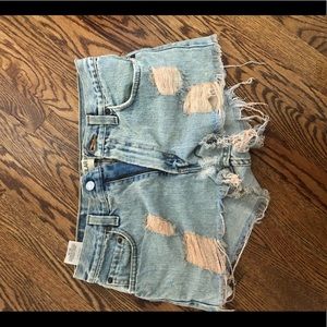 Levi's High Waisted Shorts
